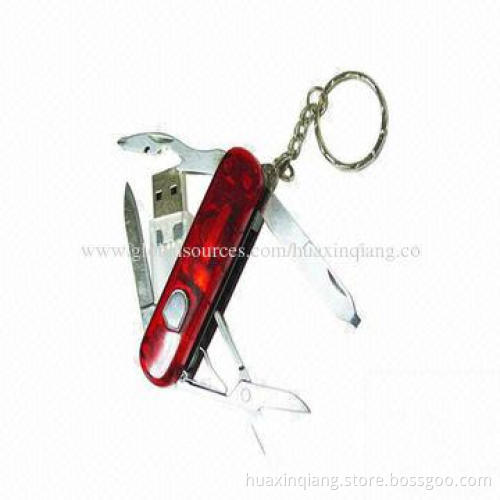USB2.0 Flash Memory Drive with 128MB-64GB Capacity, Logo Design, ABS Materials